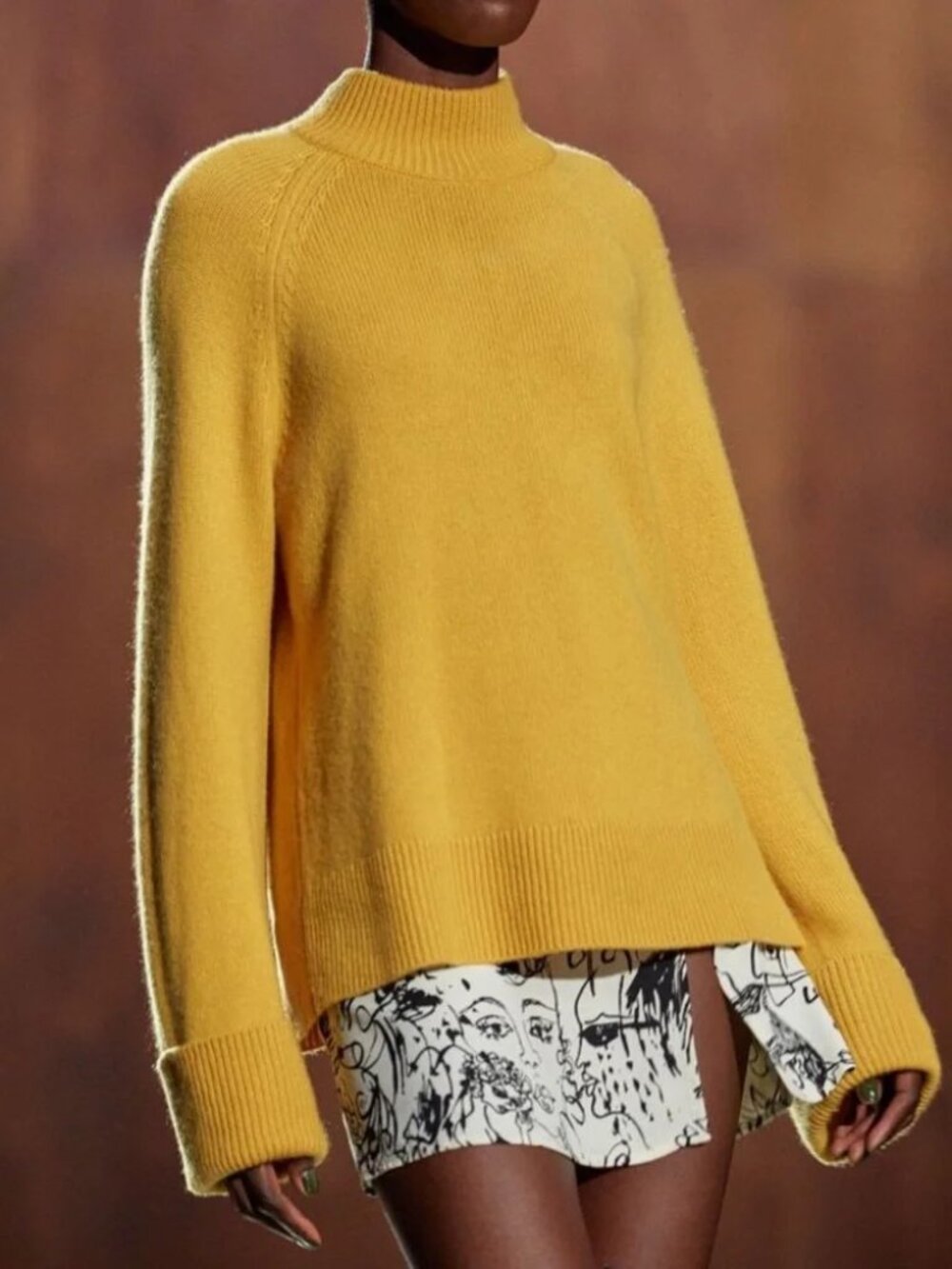 Reformation Garrett Cashmere Oversize Turtleneck Size XS